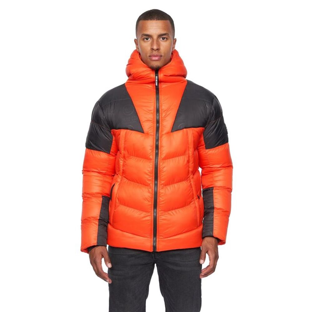 Duck and Cover Mens Raymax Padded Jacket / Orange